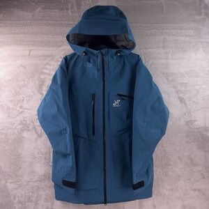 RevolutionRace Cyclone Shell Jacket Mens Size Small Blue Waterproof Hypershell